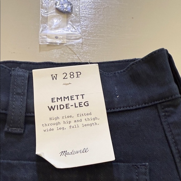 Madewell The Petite Emmett Wide-Leg Pant: Patch Pocket Edition Size 28 Petite - Picture 8 of 14